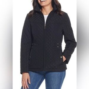 Jacket/Coat- Black quilted